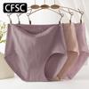 CFSC Women's Large Size Underwear Solid Color Print Underwear