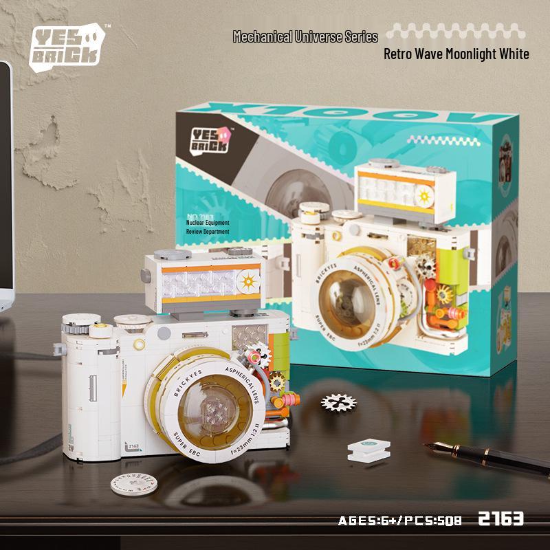 Zhegao Creative Camera Polaroid Модель Строительные Блоки - DIY Головоломка Игрушка Орнамент