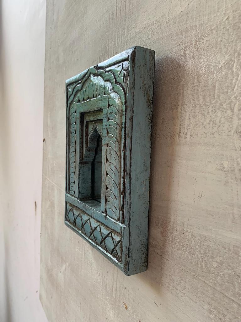 Handmade Hand Painted Jharokha Wall Decor: Indian Royal Frame