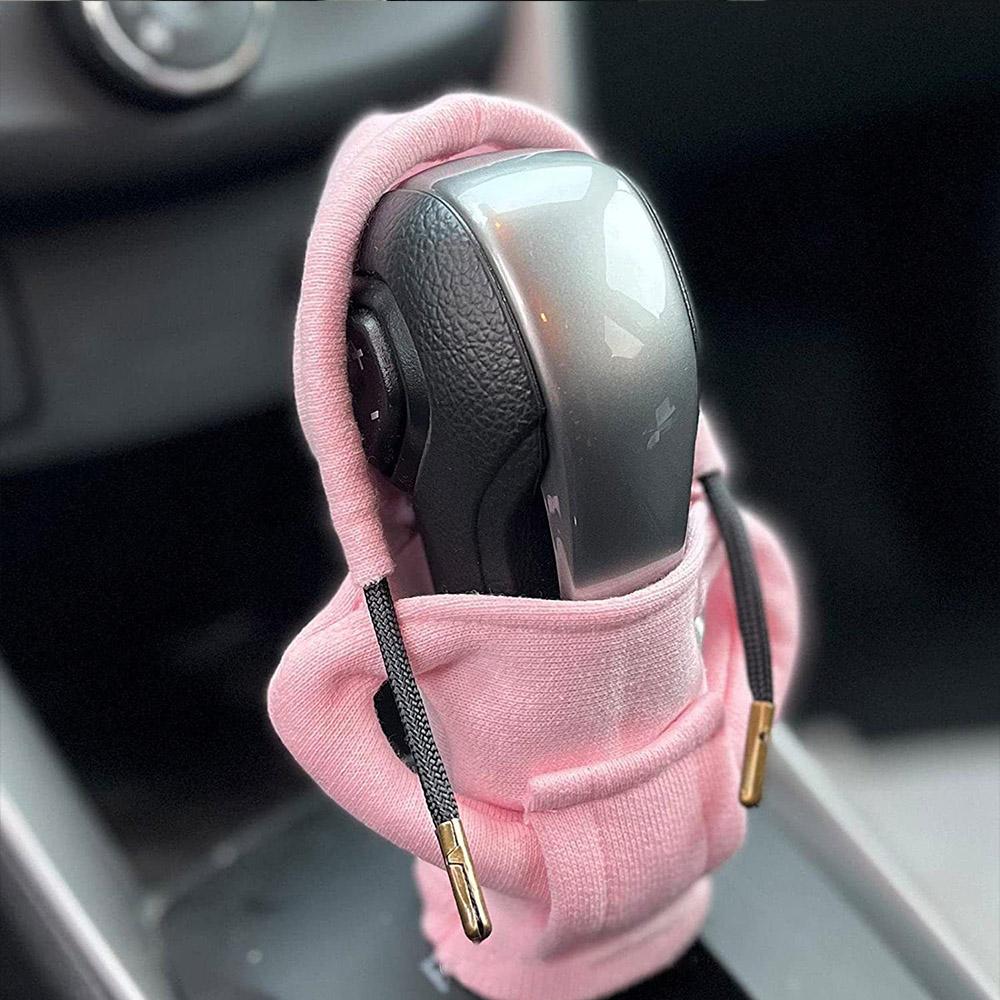 Fashion Hoodie Car Shift Knob Cover Manual Handle Gear Lever Decoration Hoodie Cover Automatic Car Interior Accessories