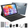 Latest 2025 Android 14 WIFI Expandable 4G LET T606 8000mAh Large Dual GPS Android For Online Full Accessories Included 10-inch 2-in-1 Tablet, Model,