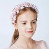 Fairy Girl Hairband Flower Headpiece Children Kid Hair Accessories Baby Shower Headband Floral Wreath for Birthday Party