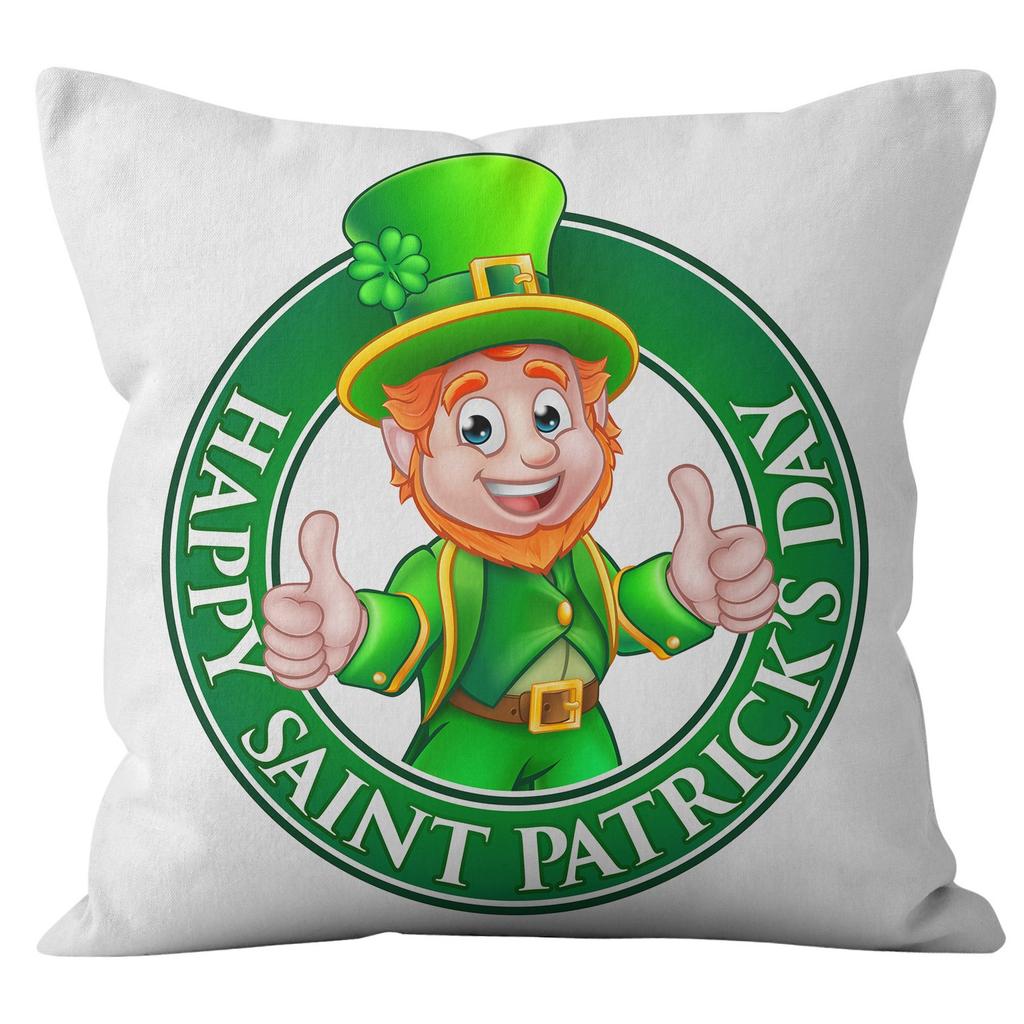 Наволочка для дома Ст. Наволочка на День святого Патрика Четырехлистный клевер Клетчатая Наволочка на диванную подушку