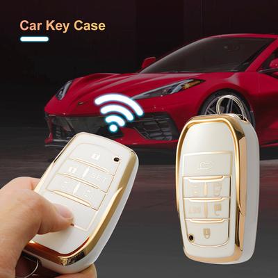 Чехол для ключа автомобиля с 6 кнопками для Toyota Alphard PREVIA Voxy Noah Esquire Vellfire Harrier Корпус Брелок Держатель Чехол для ключа автомобиля Корпус ключа