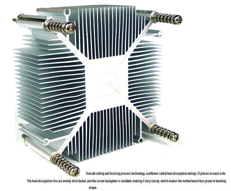 Вентилятор охлаждения ЦП Intel для настольных ПК с 4-контактным контролем температуры для сокетов 115X