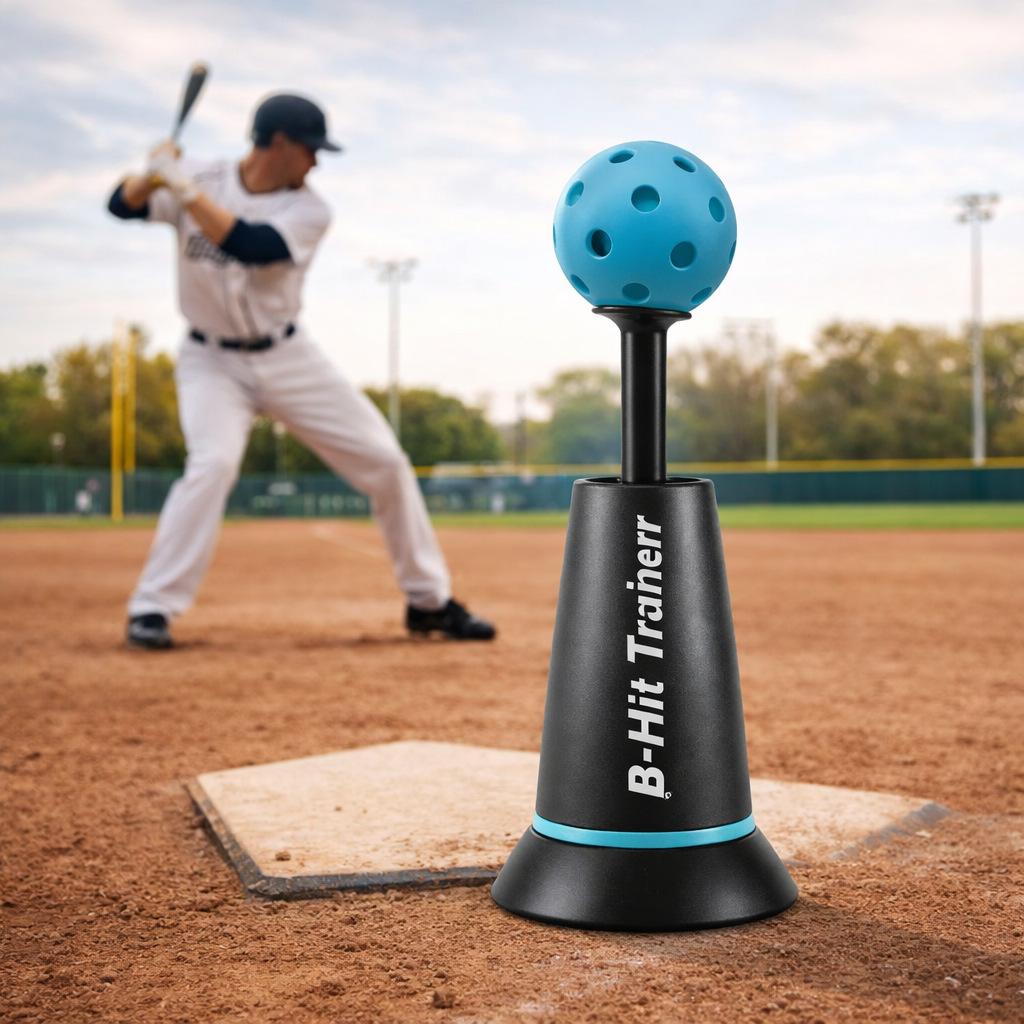 Sports Tee Popper Baseball Hitting Trainer Portable Batting Tee for Youth Kids Adults Practice Equipment