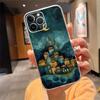 Phone Case Carcasa Funda For iPhone 17 Pro Max 17 Air 16 15 14 13 Pro Max 15 16 Pro 15Plus House Night Light Moon Scenery Case