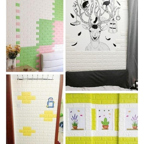 10/20 шт. 70*77CM3D самоклеящиеся наклейки на стену, украшение дома, наклейки на фон, водонепроницаемые и влагостойкие