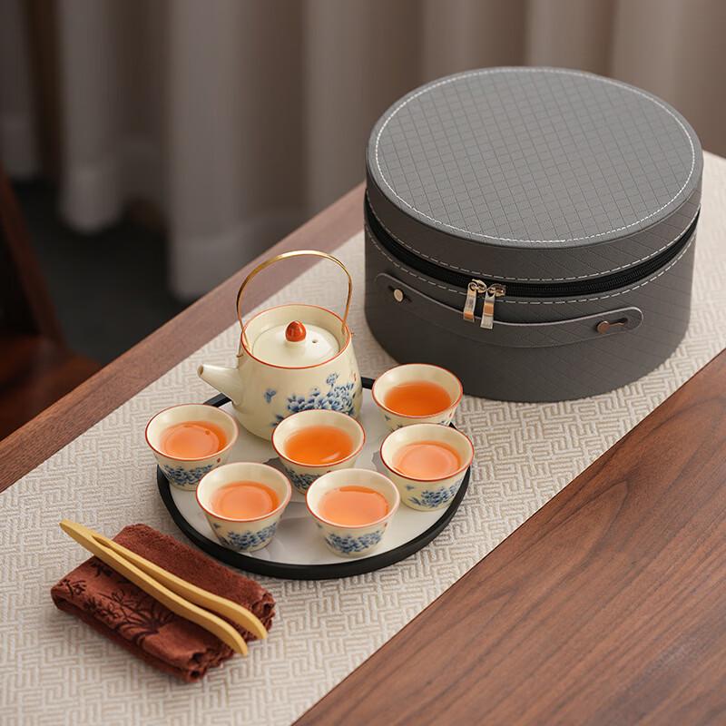 Jing Pin Ru Kiln Tea Set