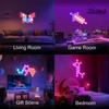 Умный RGB-настенный светильник-шестиугольник, USB, меняющий цвет, ночник с подсветкой, режим DIY, синхронизация с музыкальным ритмом, управление через приложение для игровой комнаты, спальни