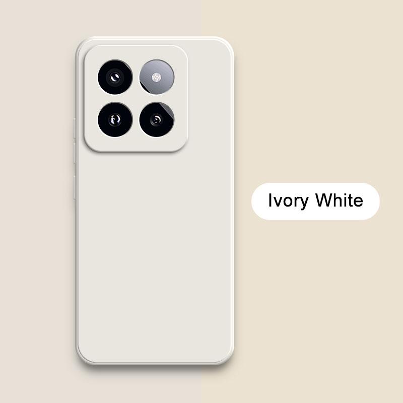 Square Liquid Silicone Case Cover for Xiaomi Mi 14 Pro Soft Waterproof Mobile Phone Armor Xiaomi14 Mi14 14Pro Luxury Accessories