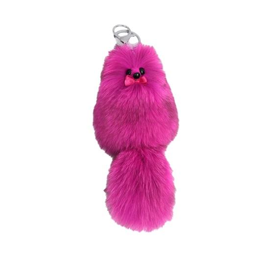 Брелок Подвеска Лиса Плюшевая Кукла Шарм Мягкий Набивной Держатель для Ключей Портативный Органайзер для Ключей Аксессуар для Рюкзака Сумки
