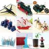 3D Pop Up Invitations Card 3D Paper World Attractions Birthday Greeting Cards 3D Tourist Postcard Save The Date Boy Present Card