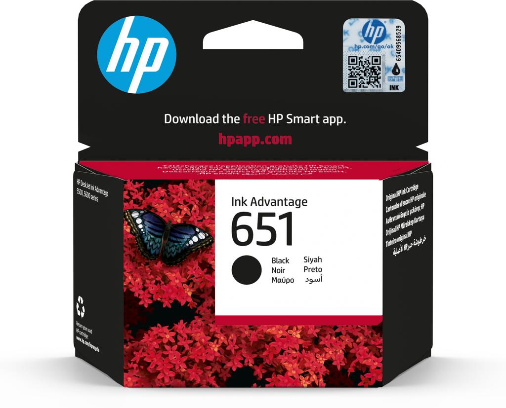 Hp 651 Black Ink 4 C2P10Ae 1 Pc