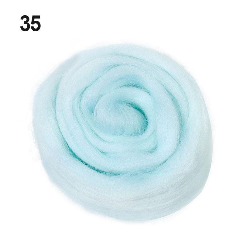 38 Colors Felt Craft Felting Wool Fiber Felt Fabric Felting Pack DIY Handmade Toys 5g/10g/20g/50g