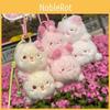 Sakura Season Cat Bear Rabbit Animal Plush Keychain With Hanging Strap For Bag Decor