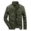 New Leather Jacket Men's Autumn and Winter Korean Style Trendy Slim Pu Leather Jacket Young Handsome Casual Men's Jacket