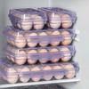 Plastic Egg Storage Box 6/15/24 Grids Space Saving Refrigerator Egg Organizer with Lid Anti-collision Egg Protector for Kitchen
