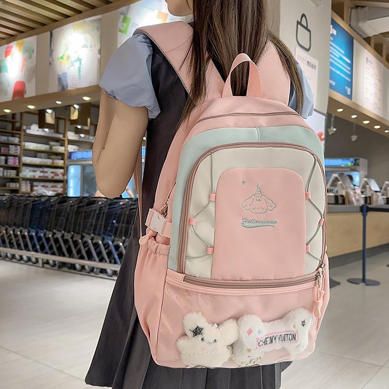 Junior High School Students Large Capacity Backpack Female Backpack Student School Bag