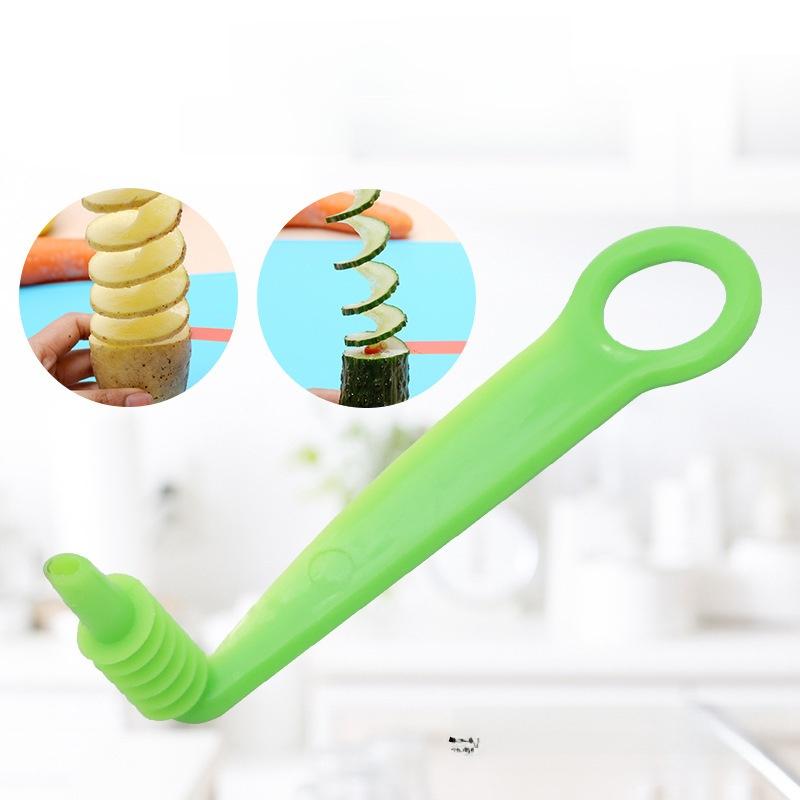1 шт. Спиральный нож для резки овощей, огурцов, моркови, картофеля, кухонных принадлежностей, инструментов