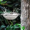 Outdoor Bird Bath Feeder Tray Durable Construction Easy To Clean Simple Installation Detachable Hummingbird Birdbath Bowl