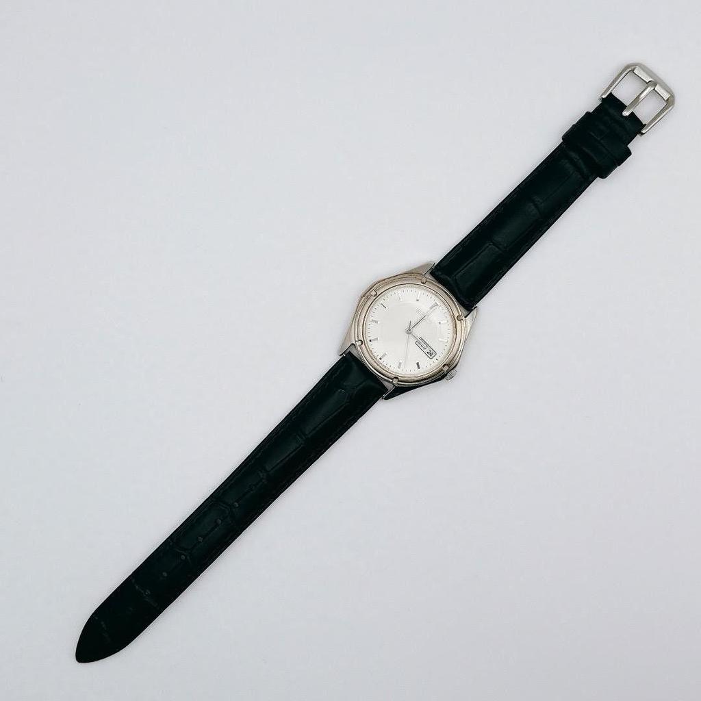 Used [Operation/Battery/Strap Replacement] SEIKO Men's Watch Day-Date Silver