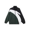 Anta Color Block Logo Zip Stand Collar Jacket Unisex Jacket Basic-Black Green 952338601-3