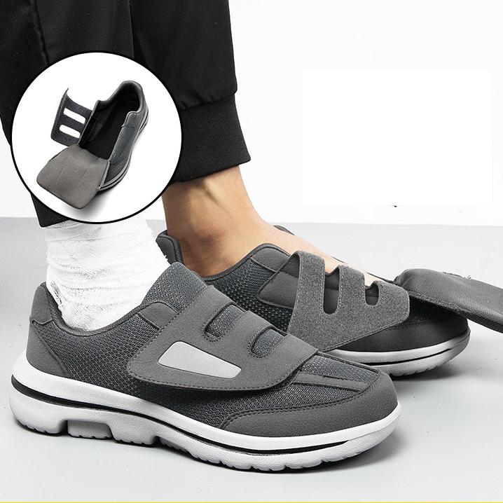 Мужчины ЖенщиныКроссовки с широким носком для людей с толстыми ногамиДиабетическая обувьHallux Valgus BunionОртопедияОтечные ногиВыворот большого пальца ногиОбувь