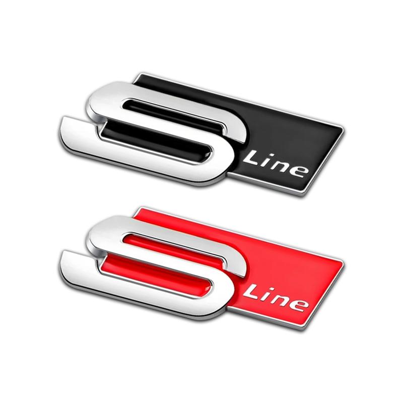 1 шт. Металлическая эмблема кузова автомобиля Значок Наклейка Аксессуары с логотипом автомобиля для Audi A1 A2 A3 Q1 Q2 Q3 Q5 Q8 A5 A7 S4 RS4 A6 TT