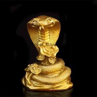 Чистая медь животное кобра украшения зодиак змея ремесла домашняя гостиная фэн-шуй украшения ремесла домашний декор