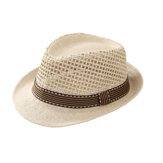 Summer Straw Sun Hat Breathable Woven Material UV Protection Hat with Wide Brim Versatile Summer Accessory