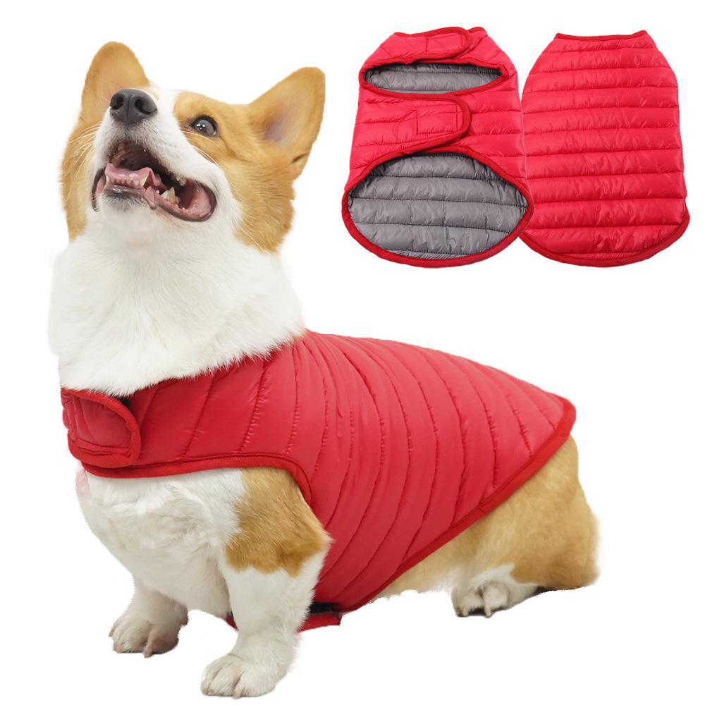 Уютный хлопковый жилет для собак — теплый и водонепроницаемый для средних и крупных пород на осень и зиму