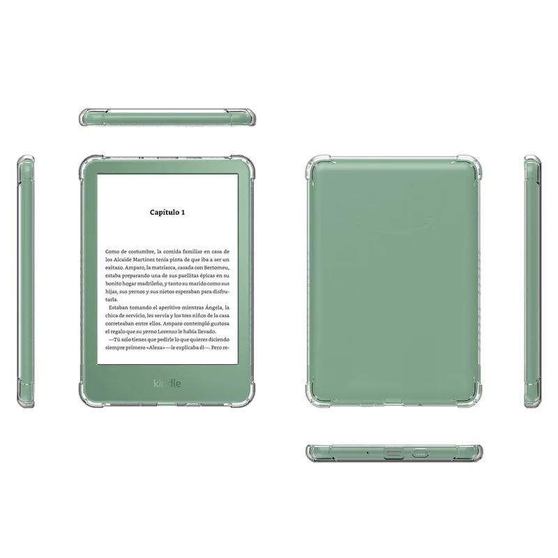 Для Kindle 6 дюймов 2024 Прозрачный мягкий чехол TPU для Kindle 6” 2022 Защитный чехол Funda для Kindle K11/K12/C2V2L3
