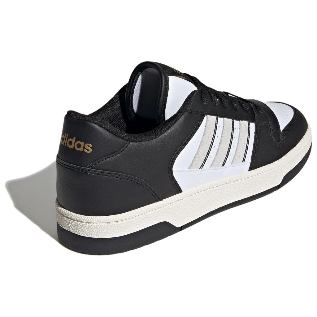 Adidas TURNAROUND Slip Resistant Abrasion Resistant Low Top Skateboard Shoes Men's Black White Sneakers IH7969