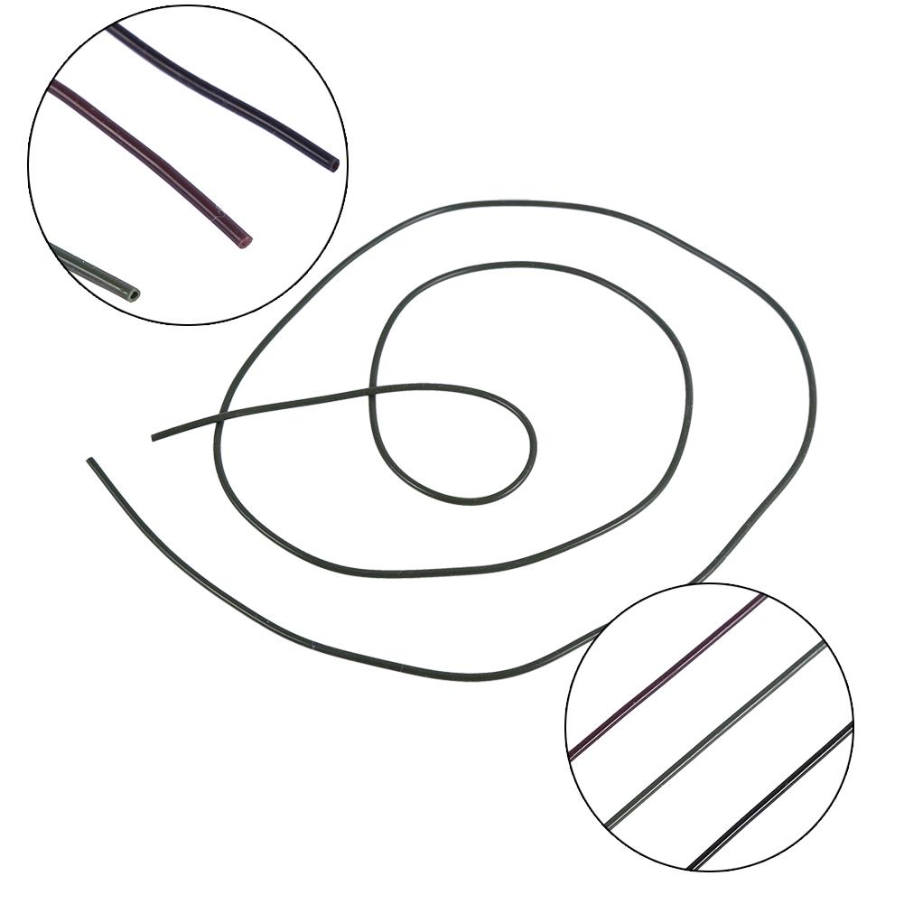 Набор из 3 шт. Карповая рыбалка Силиконовые поводки Трубка Рукав Имитация лески Снасти 1 метр