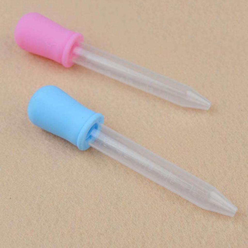 5ml Infant Baby Medicine Liquid Feeding Graduated Pipette Dropper Home Supply