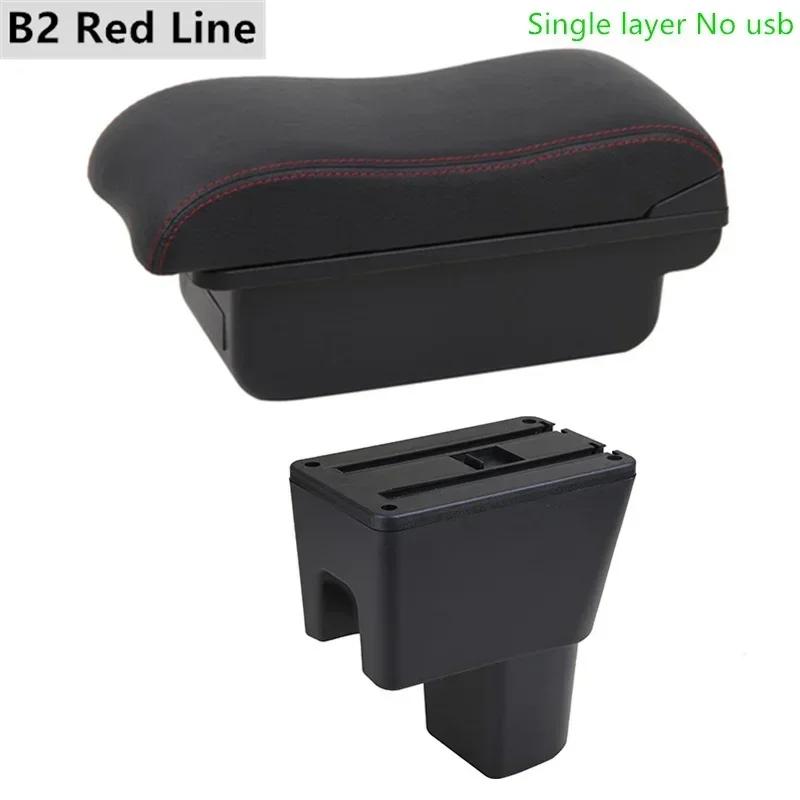 Car Armrest Box for Suzuki Celerio  Car Center Storage Box for Celerio PU Leather Led SUB