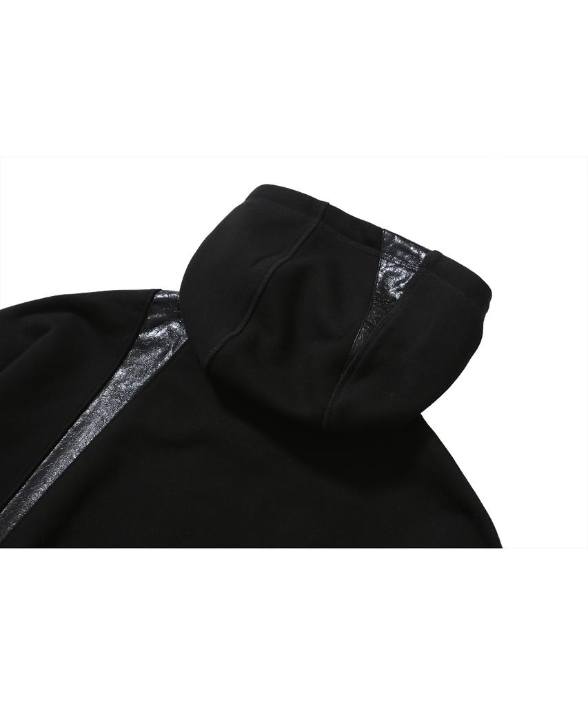 T.B.O.S Cut-Off Zip-Up Hoodie Black