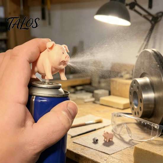 Paint Can Accessory 3D Printed Pig Spray Nozzle, Shaped Decorative Nozzle Tip, Universal Bottle Replacement, Gift for DIY Lovers