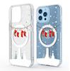 Магнитный чехол-рождественский носок для iPhone 15/16/17 Pro Max - Прозрачный защитный чехол с полным покрытием