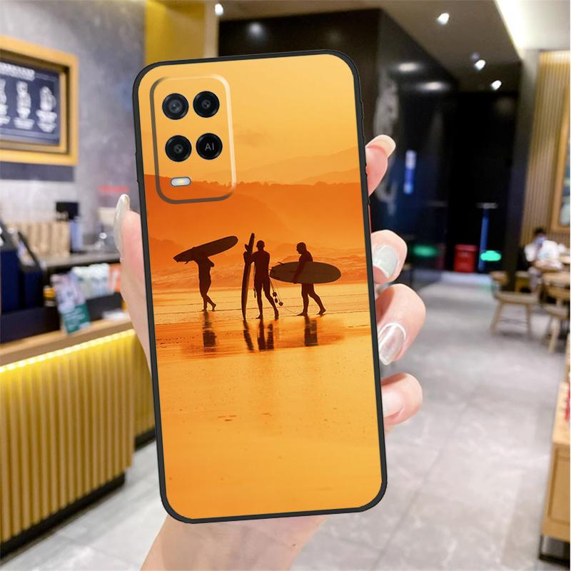 Чехол-подставка Surfer Surf Hang Loose Shak для Oppo A74 A54 A94 A78 A98 A18 A60 A80 A40 A38 A58 A96 A76 A16 A15 A17 A57 A77 A5 Pro
