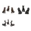 3Pcs Animal Planter Pot Feet Weatherproof Indoor Outdoor Dog Cat Rabbit Flowerpot Holder Riser