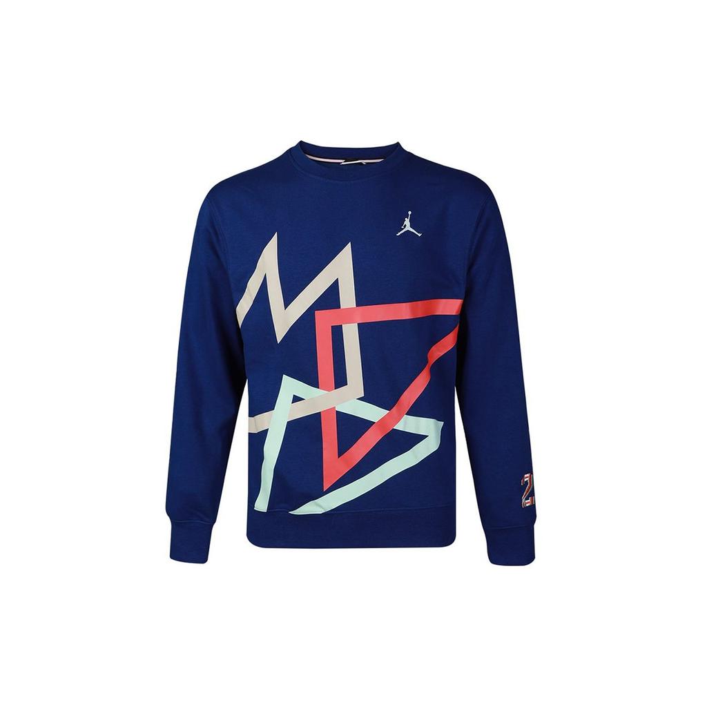 Jordan Sport DNA Casual Crewneck Sweatshirt Men Tops Deep-Blue CZ5468-455