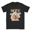 Винтажная футболка Nofx Мужская с круглым вырезом Хлопковая футболка с коротким рукавом Унисекс футболка