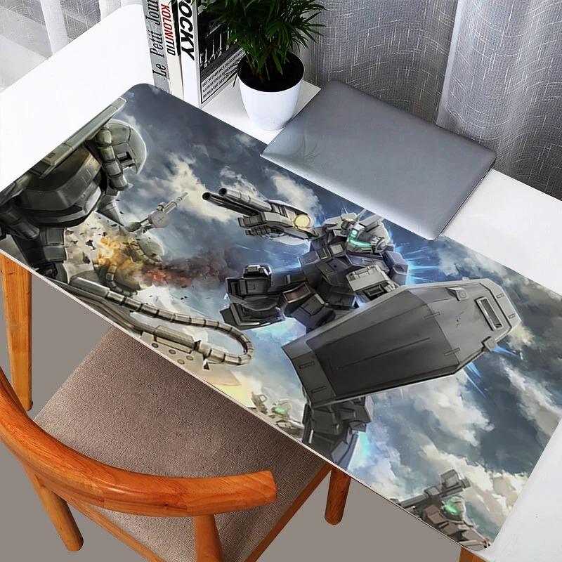 Mouse Pads Gundam Mouse Pad Rubber Table Large Gamer Xxl Desk Mat Computer Keyboard Gaming Accessories Carpet Mousepad