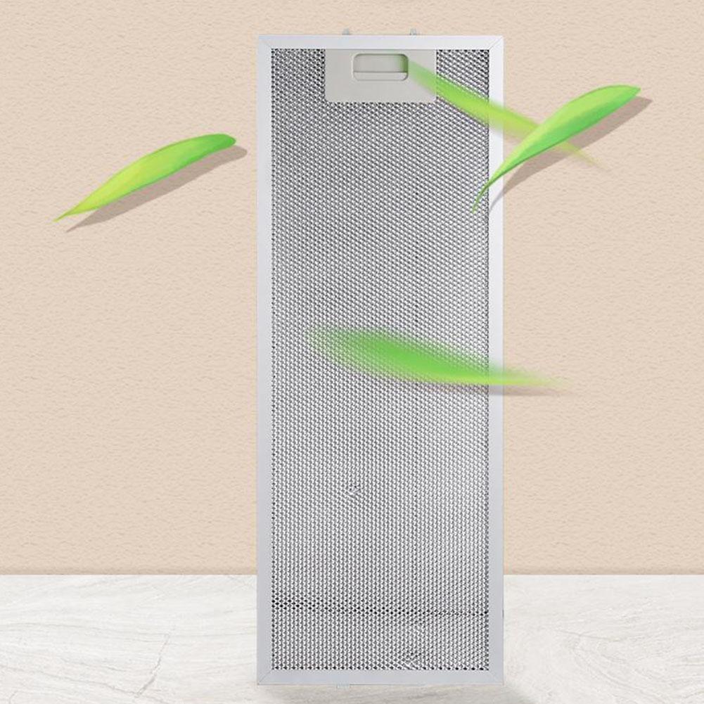 Алюминиевый сменный фильтр для вытяжки, жироулавливающий фильтр для кухонной плиты, металлический фильтр для кухонной вытяжки, вентиляционный фильтр-сетка 192x471x9мм