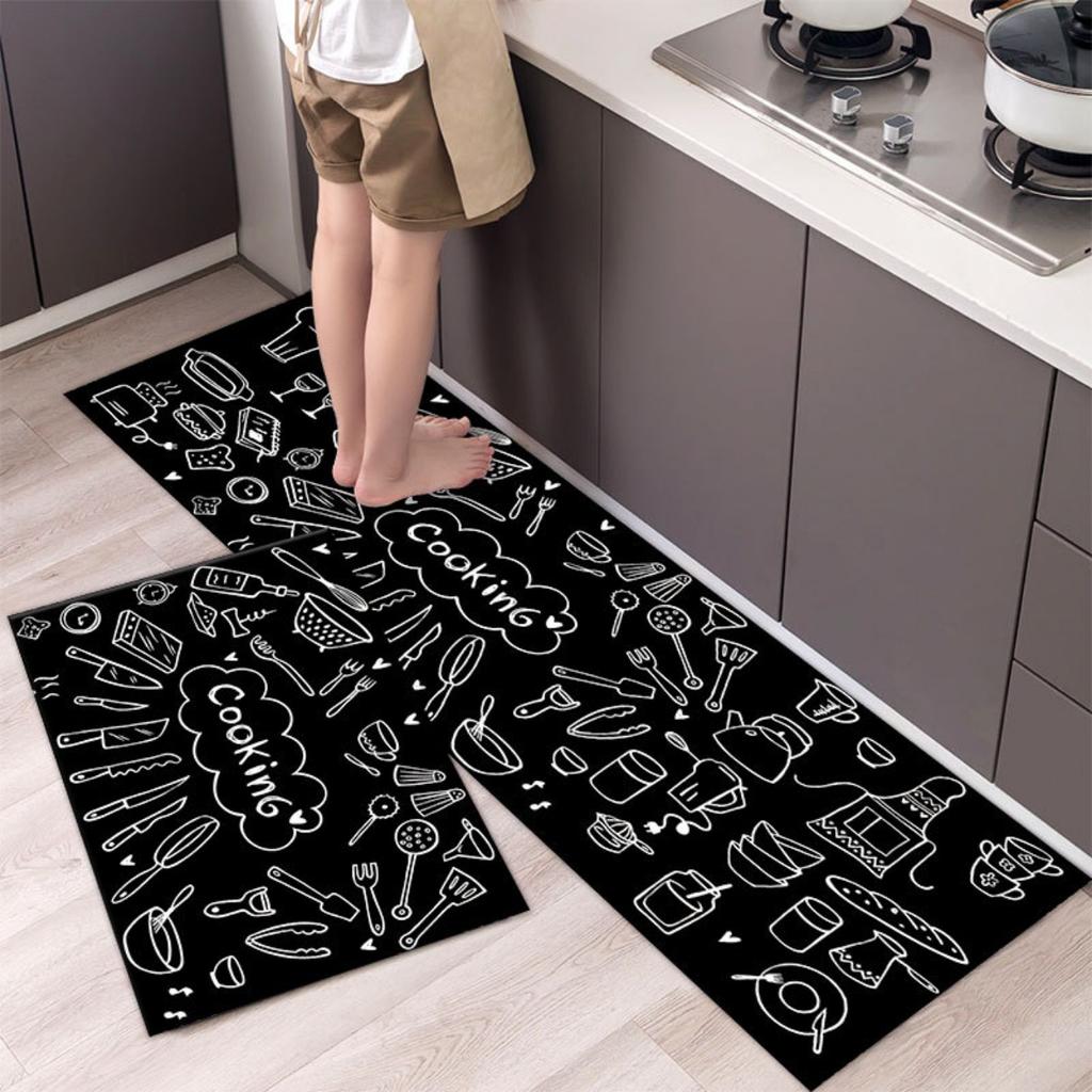 Fashion Simple Nordic Style Kitchen Mat Carpet House Hold Carpet Modern Home Decor