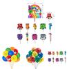Восхитительный набор флажков с воздушными шарами в тематике Numberblocks для праздничного празднования дня рождения