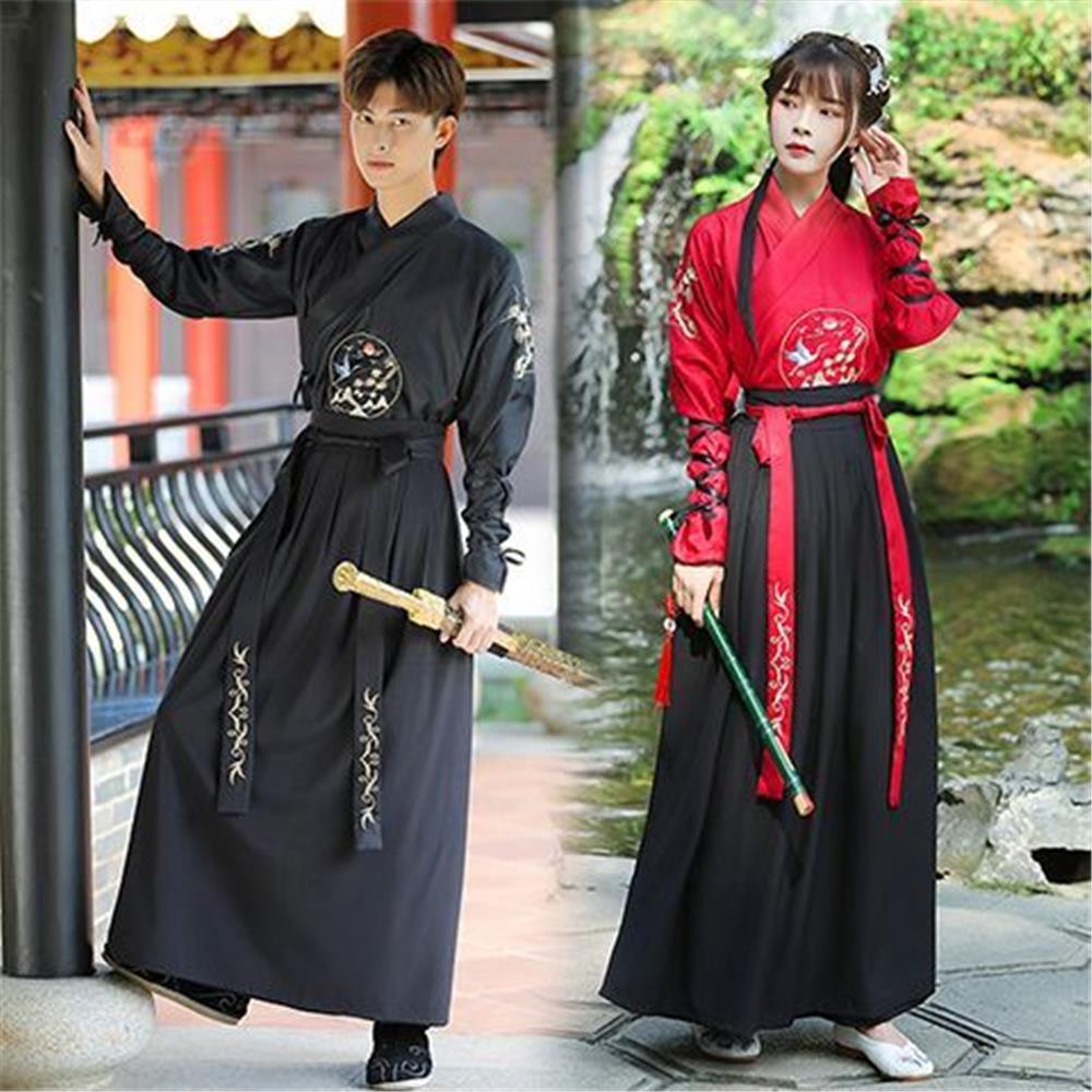 Мужская одежда в стиле боевых искусств Ханьфу, рыцарский красивый мужской костюм