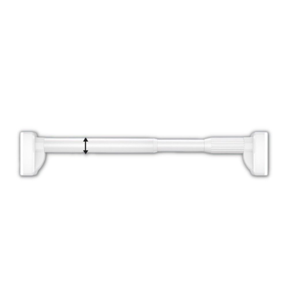 Carbon Steel Clothes Hanging Rail Stretchable Wardrobe Rod New Extendable Pole Bathroom